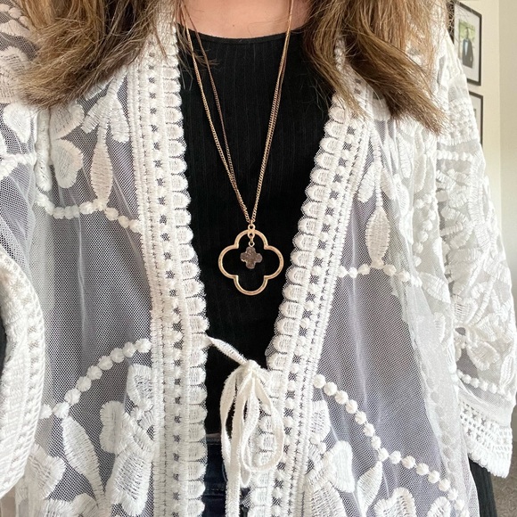 UMGEE | Long Lace Cover Up - Picture 8 of 15